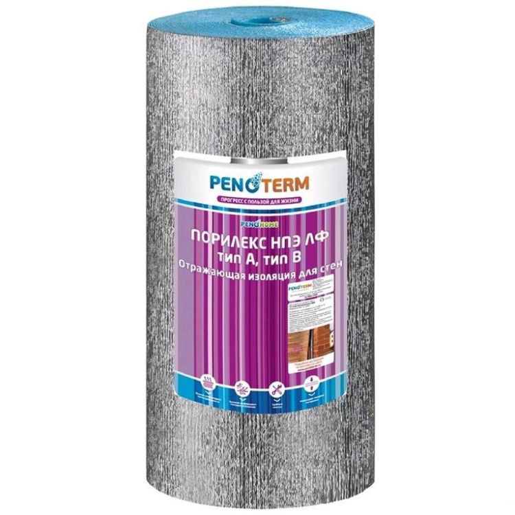 Отражающая изоляция Порилекс Мегафол натура НПЭ ЛП Тип А 1200х5х5 мм