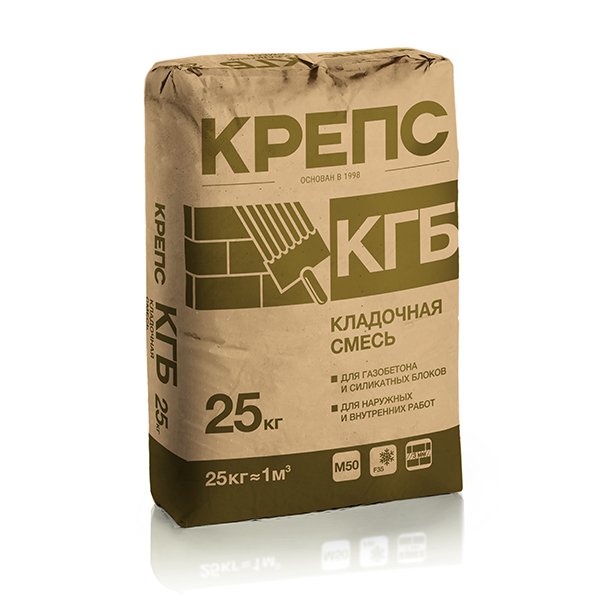 Кладочная смесь Крепс КГБ, 25кг
