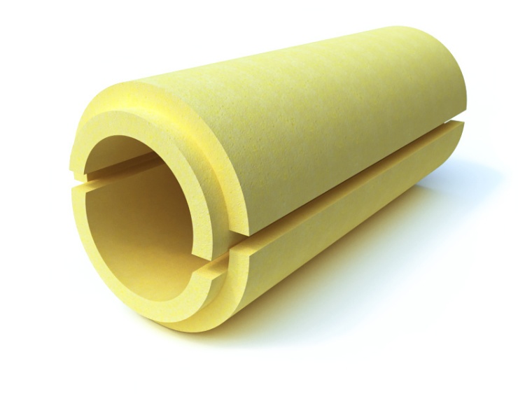 Скорлупа  для теплоизоляции труб ППУ С 1000х273х60 мм