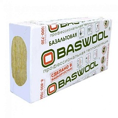BASWOOL Фасад 120 (1200*600*80) 3п/0,1728м3/2,16м2/6,912м3 под